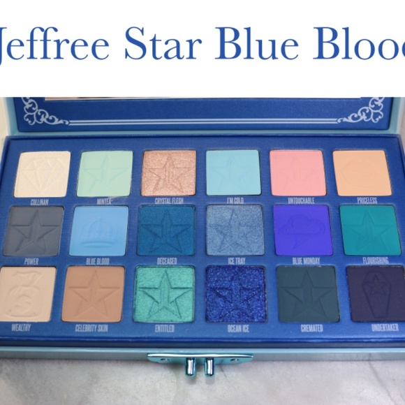 Jeffree Star 🌟  The Blue Blood Collection Eye Shadow Palette 💙🌟🩵 NEW IN BOX! - Picture 14 of 14